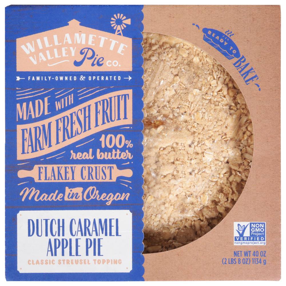 Willamette Valley Pie Co. Dutch Caramel Apple Pie (2.5 lbs)