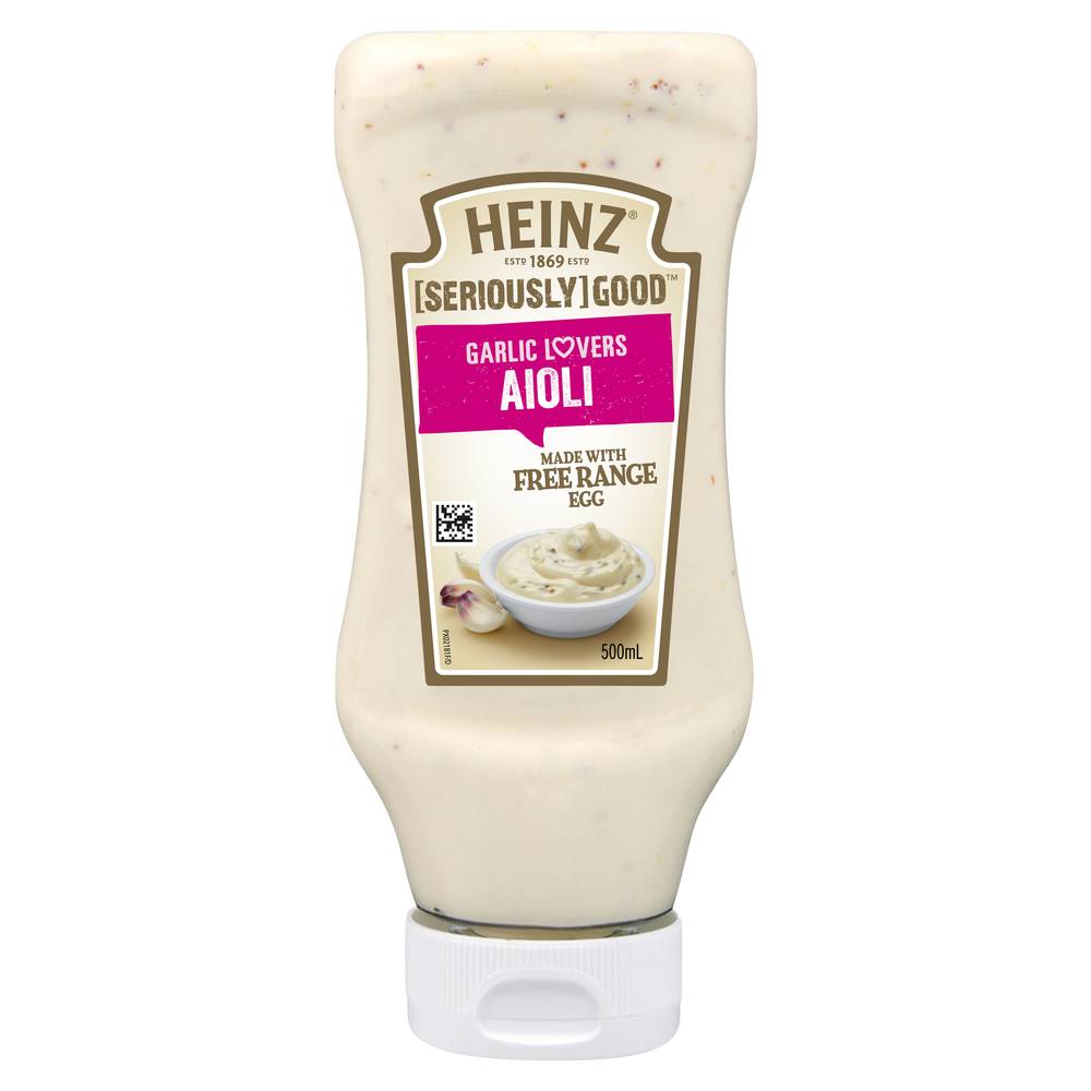 Heinz(R ) [Seriously] Good(Tm) Garlic Lovers Aioli (500mL)