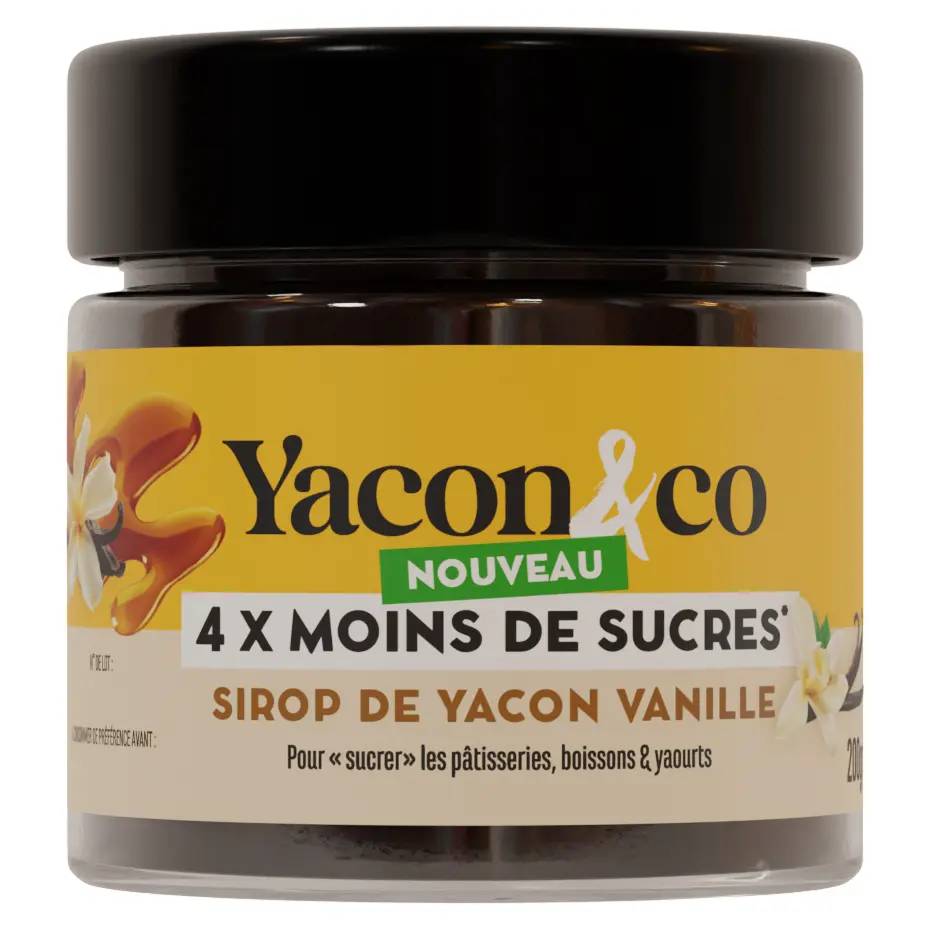 Sirop de yacon vanille 200g - Yacon & Co