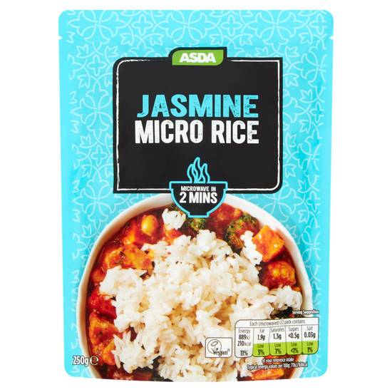 Asda Jasmine Micro Rice 250g