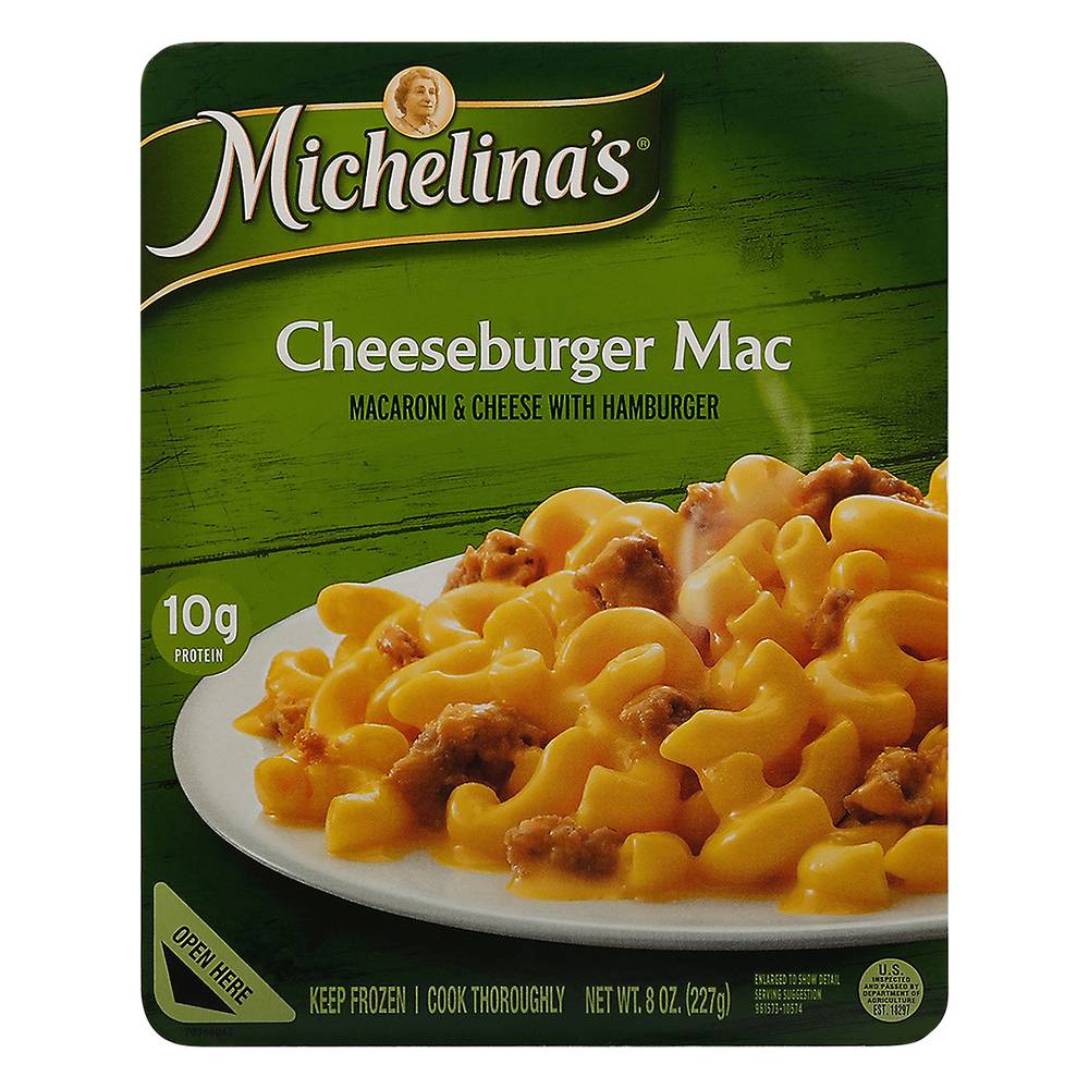 Michelina's Cheeseburger Mac Macaroni & Cheese With Hamburger (8 oz)