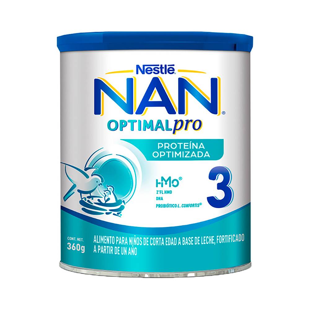 NAN · Optipro fórmula láctea etapa 3 (360 g)