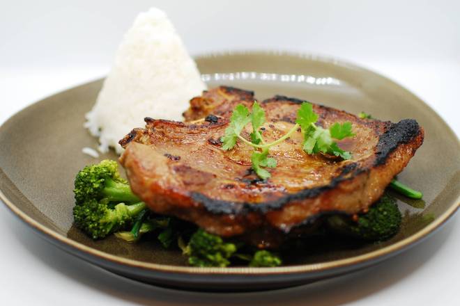 Grilled Aged Pork Chop Lunch