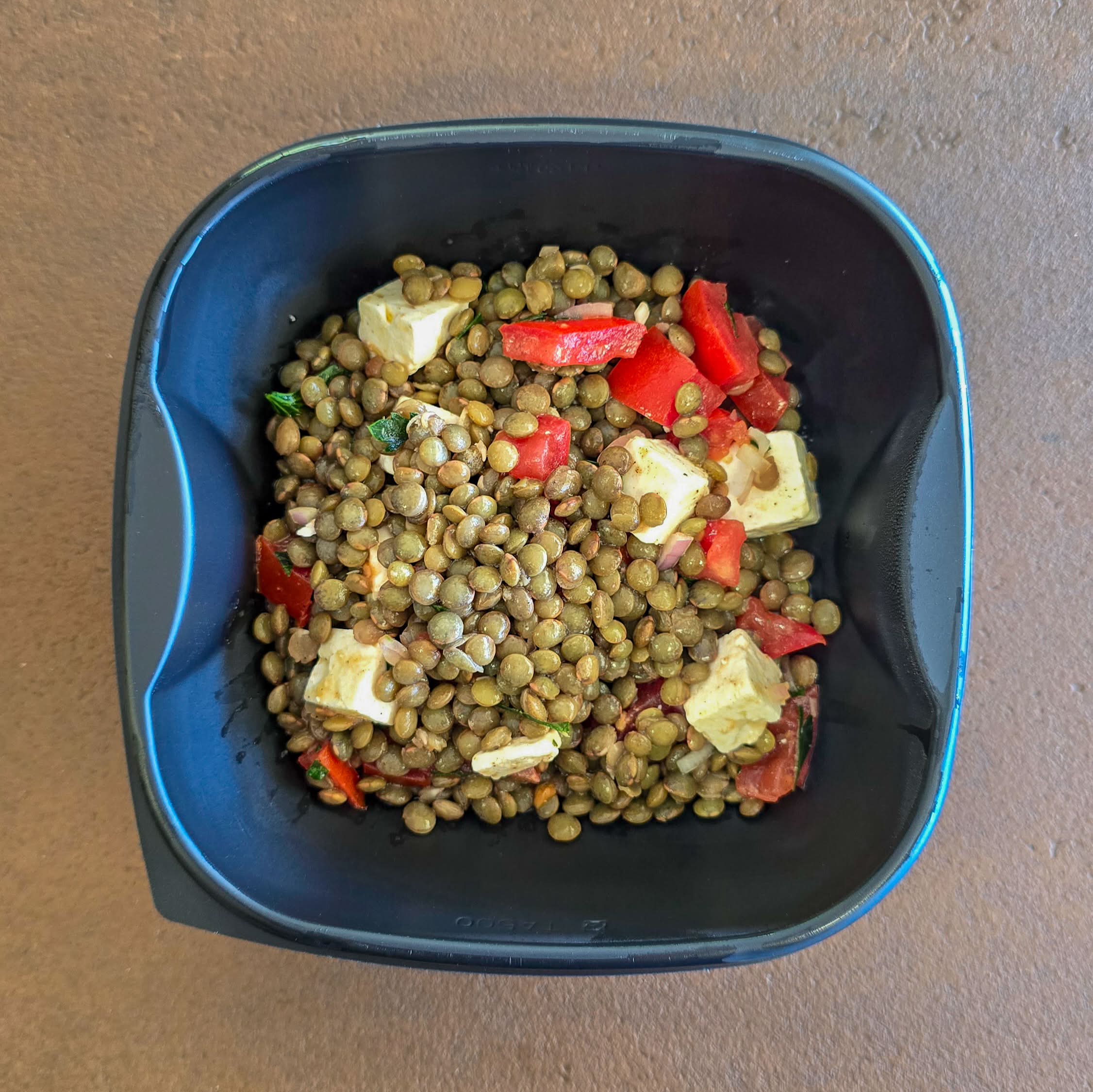 Salade de lentilles méditerranéenne