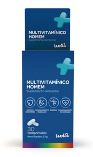 Suplemento Multivitamínico Homem Well's emb. 30 cápsulas