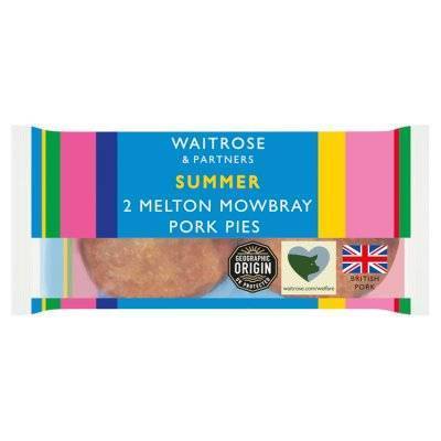 Waitrose & Partners 2 Melton Mowbray Pork Pies 150g