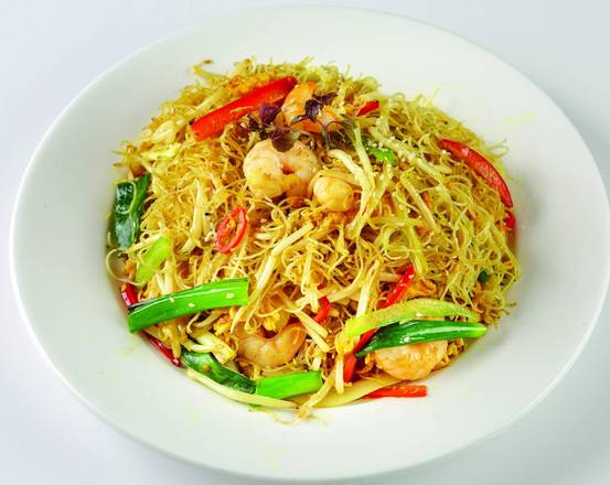Singapore noodles with Seafood 星州炒米