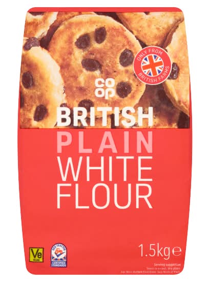 Co-op British Plain White Flour (1.5kg)