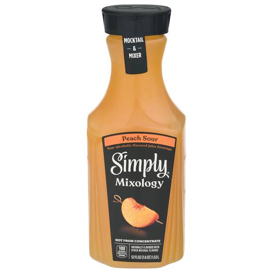 Simply Mixology Peach Sour Mix (52 fl oz)
