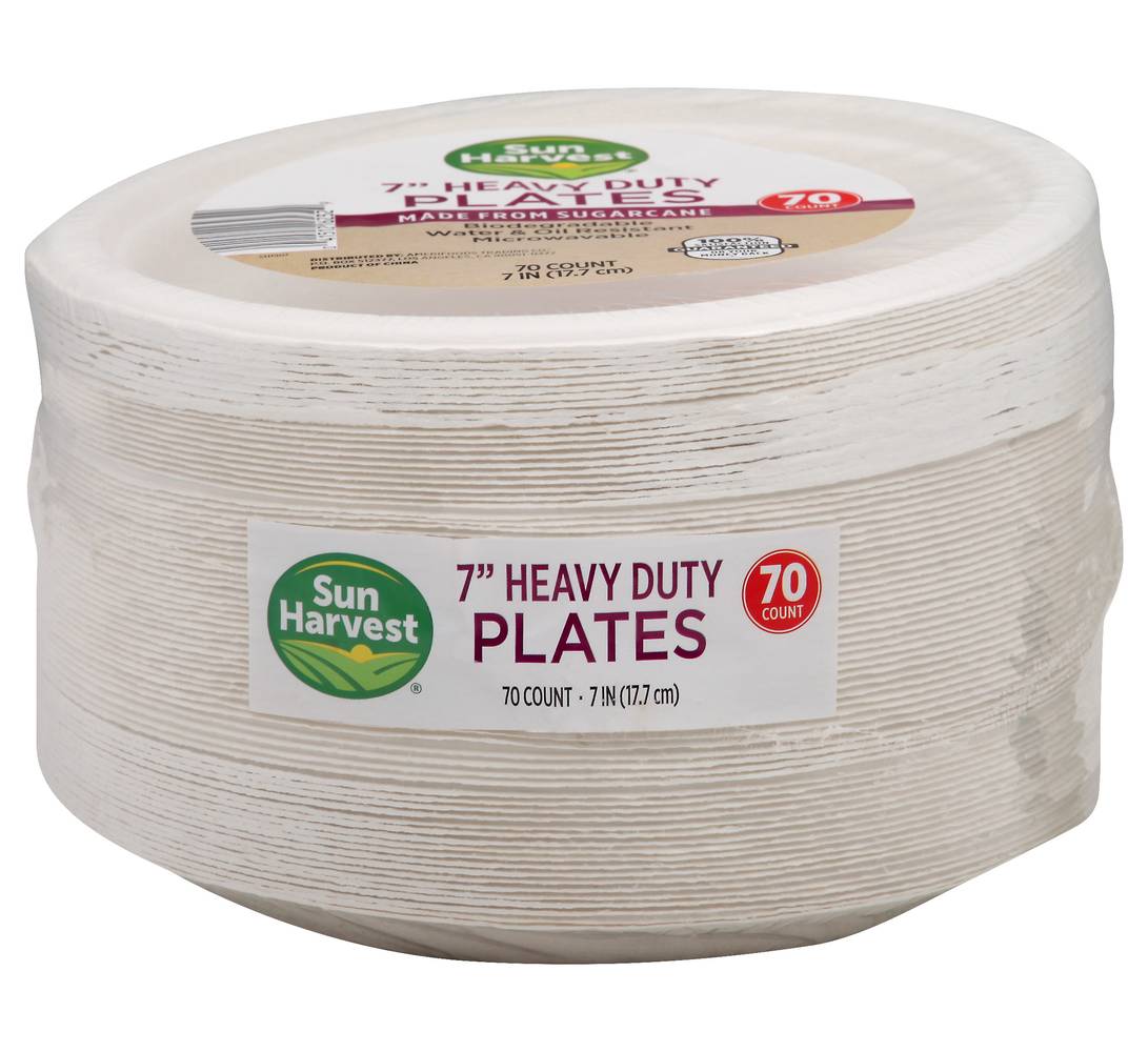 Sun Harvest Heavy Duty Plates (70 ct)