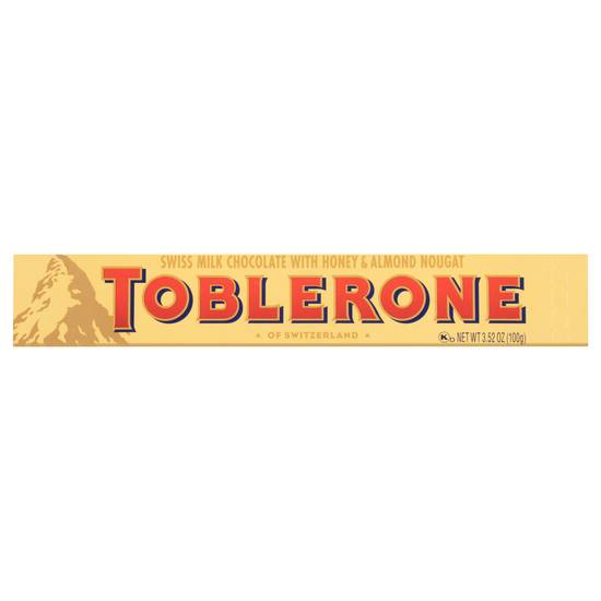 Toblerone Honey & Almond Nougat Swiss Milk Chocolate