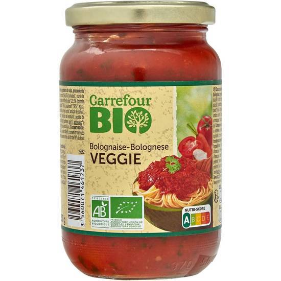 Carrefour Bio - Sauce tomate bolognaise veggie