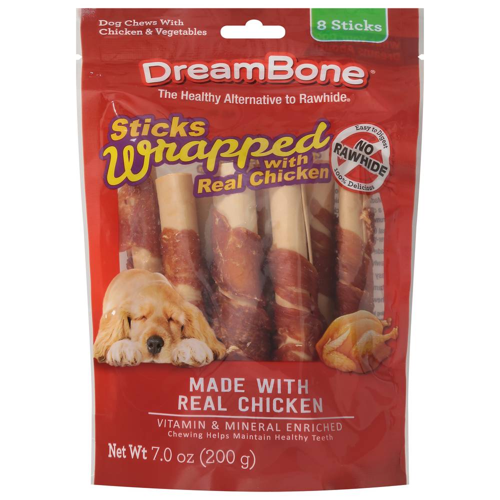 DreamBone Sticks Wrapped With Real Chicken (7 oz)