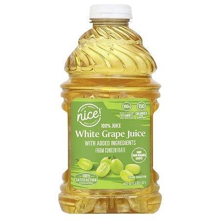 Nice! 100% White Grape Juice (48 fl oz)