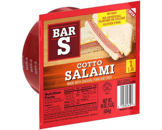 Bar-S · Cotto Salami (16 oz)