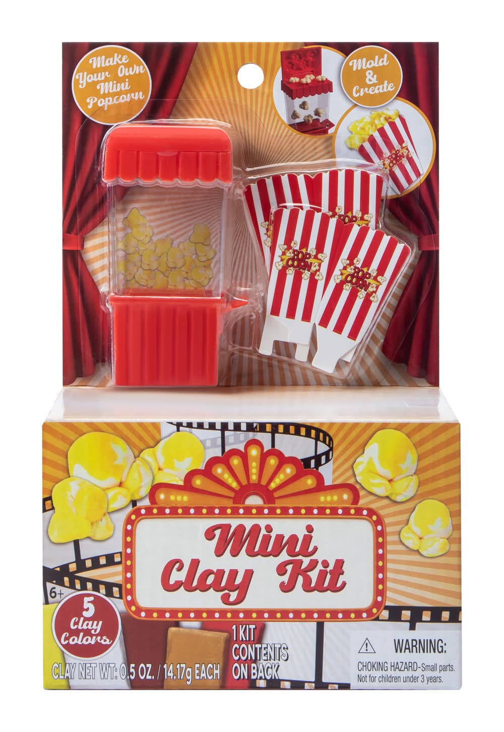 Mini Clay Waffle Kit Popcorn