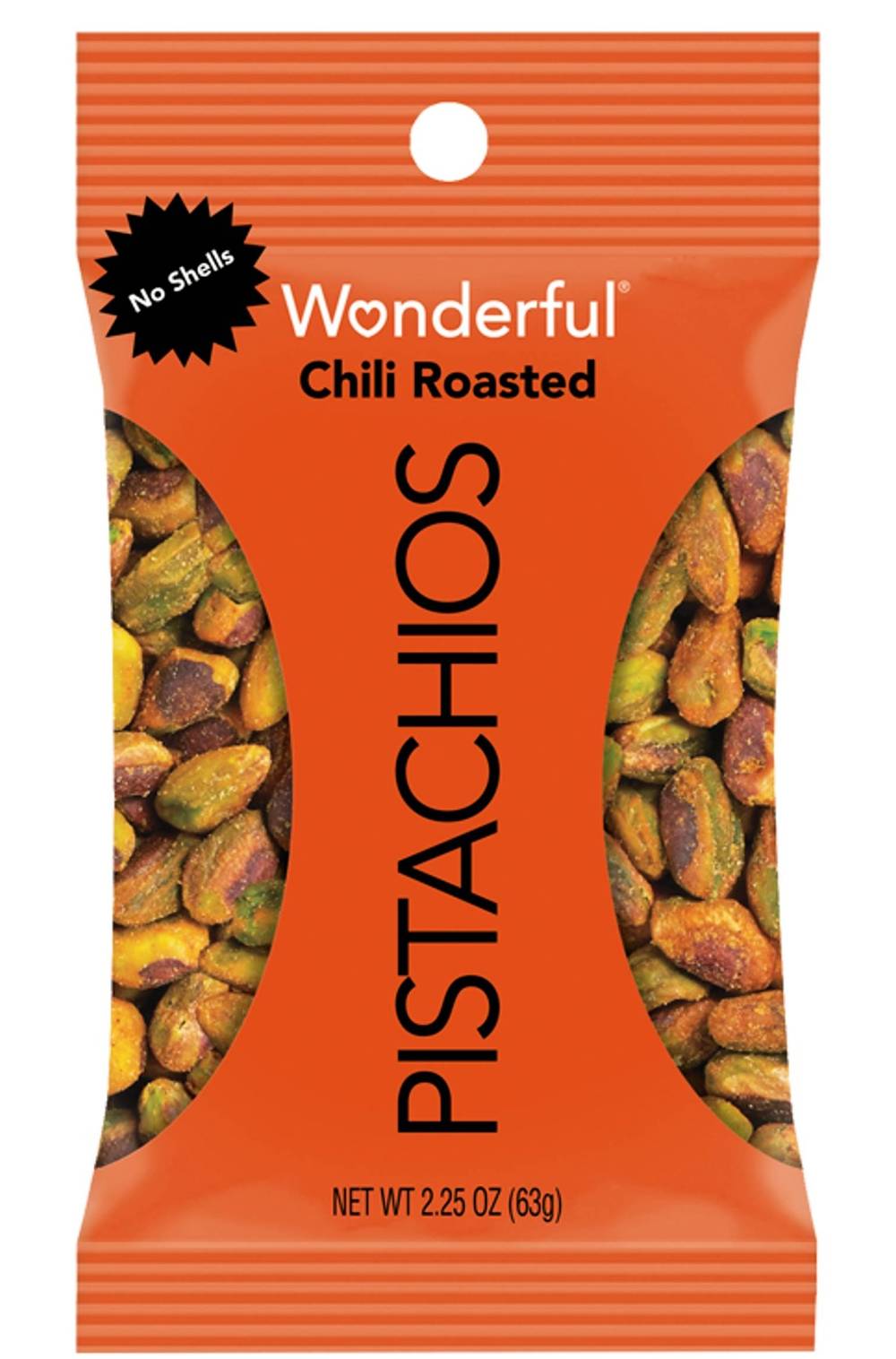 WONDERFUL CHILI ROASTED PISTACHIOS 2.5 OZ