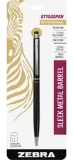 Stylus Pen, Black Zebra