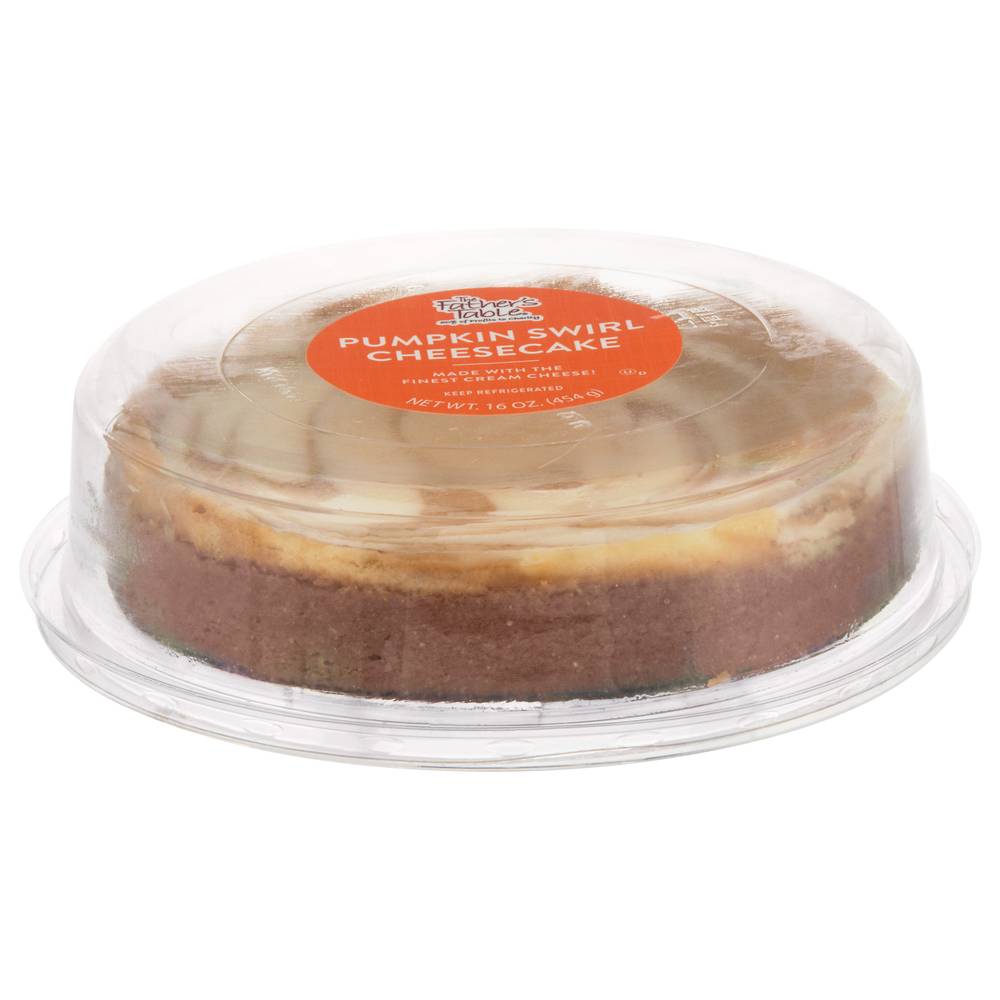 The Father's Table Cheesecake Pumpkin Swirl Small (2.18 lbs)