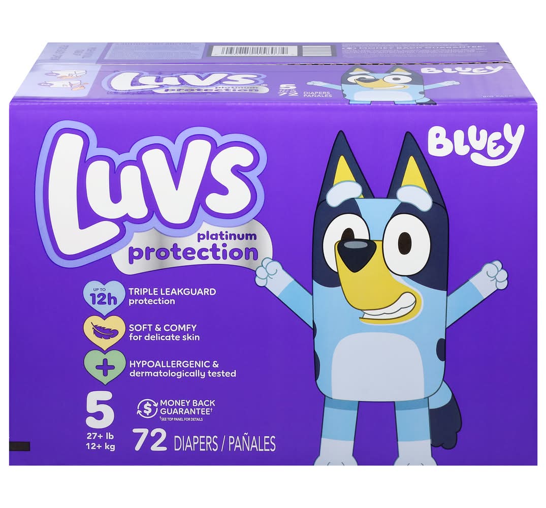 Luvs Protection Disposable Diapers (72 ct)