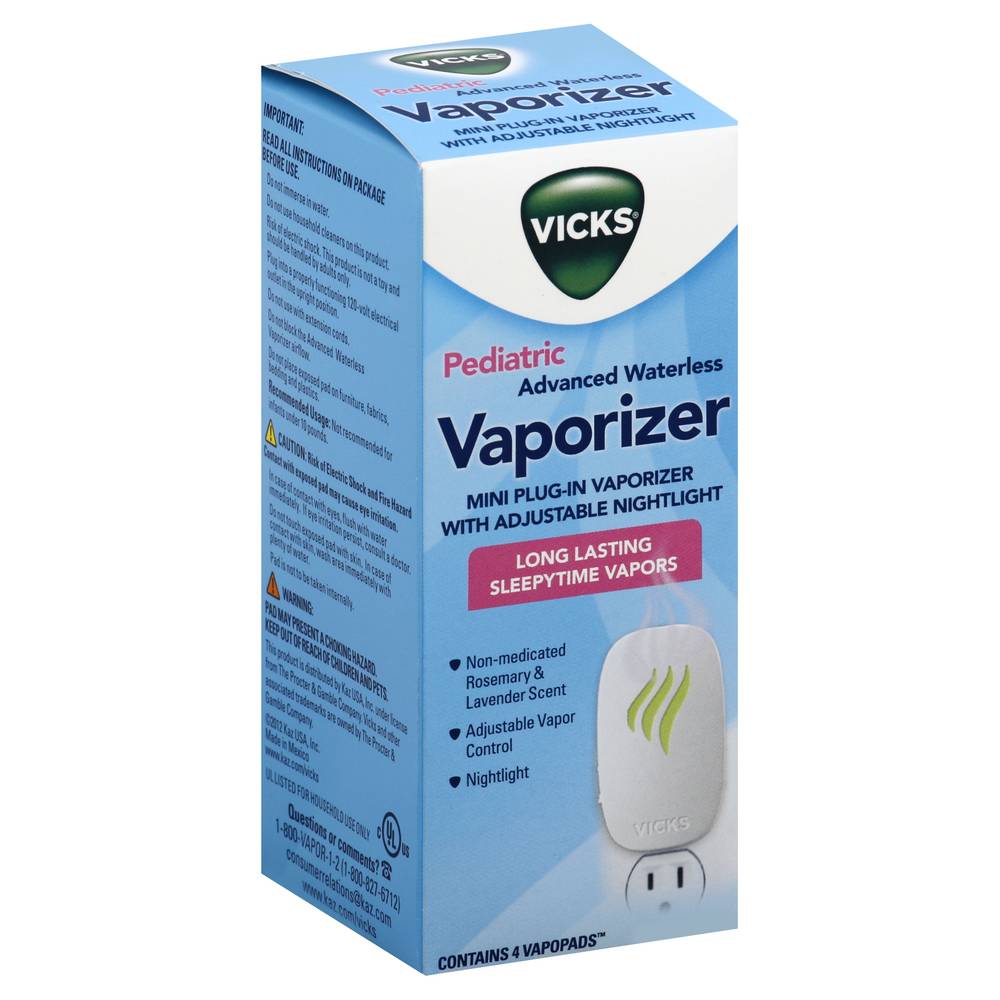 Vicks Pediatric Advanced Waterless Vaporizer With Nightlight (1.6 oz)