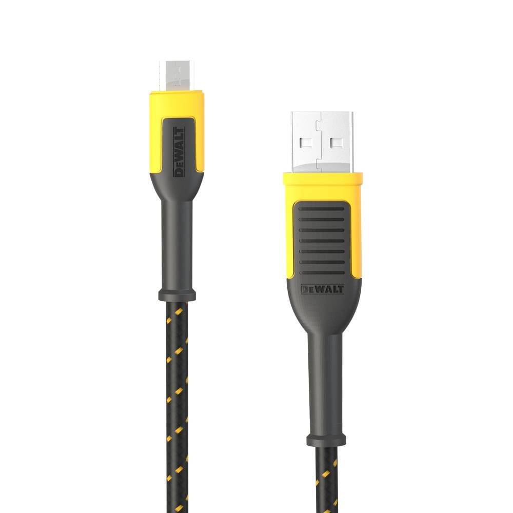 DEWALT 6-ft USB Micro Black Cable | 131 1322 DW2