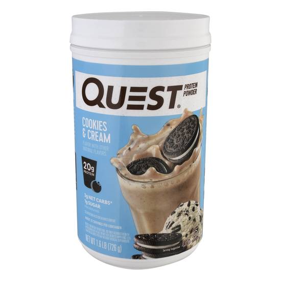 Quest Cookies & Cream Protein Powder (25.6 oz)