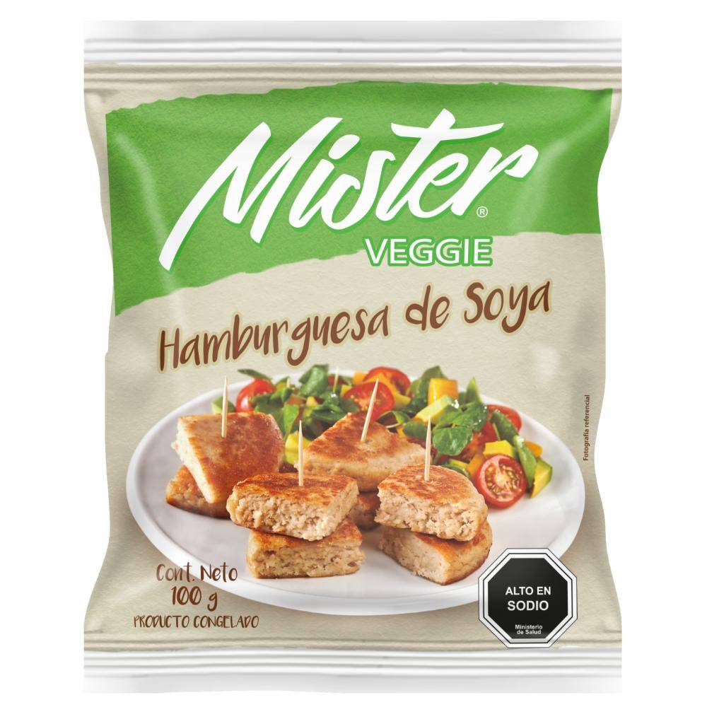 Mister Veggie · Hamburguesa de soya (100 g)