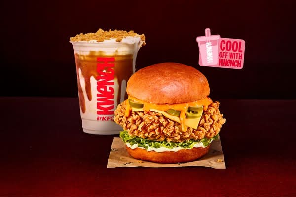 Daredevil Zinger Burger & Kwench Shake🔥
