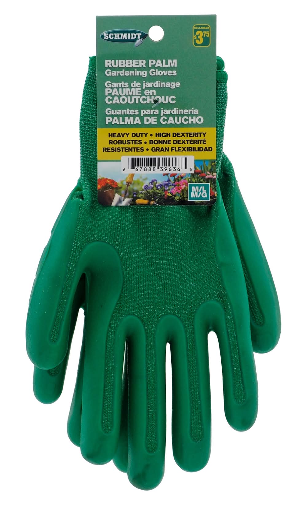 the Handy Gardener Rubber Palms Gardening Gloves