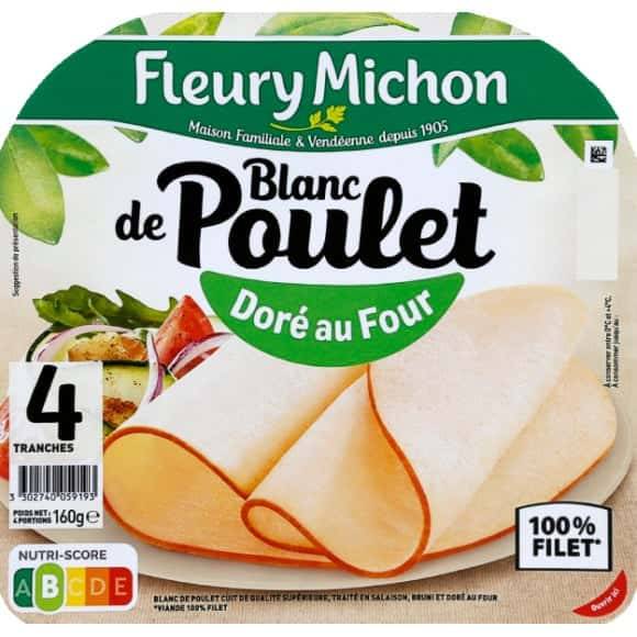 Fleury Michon - Blanc de poulet doré au four (4)