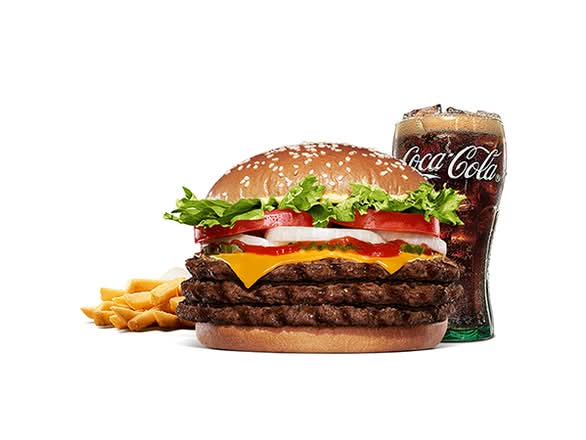 トリプルワッパー チーズセット / Triple Whopper  Cheese Set