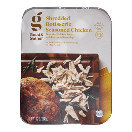 Good & Gather Shredded Rotisserie Seasonded Chicken