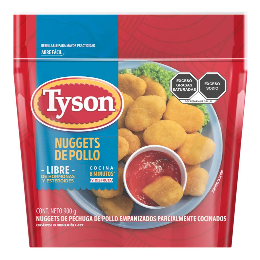 Tyson nuggets de pollo empanizados