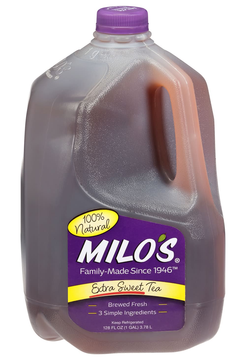 Milo's 100% Natural Brewed Fresh Tea, Extra Sweet (128 fl oz)