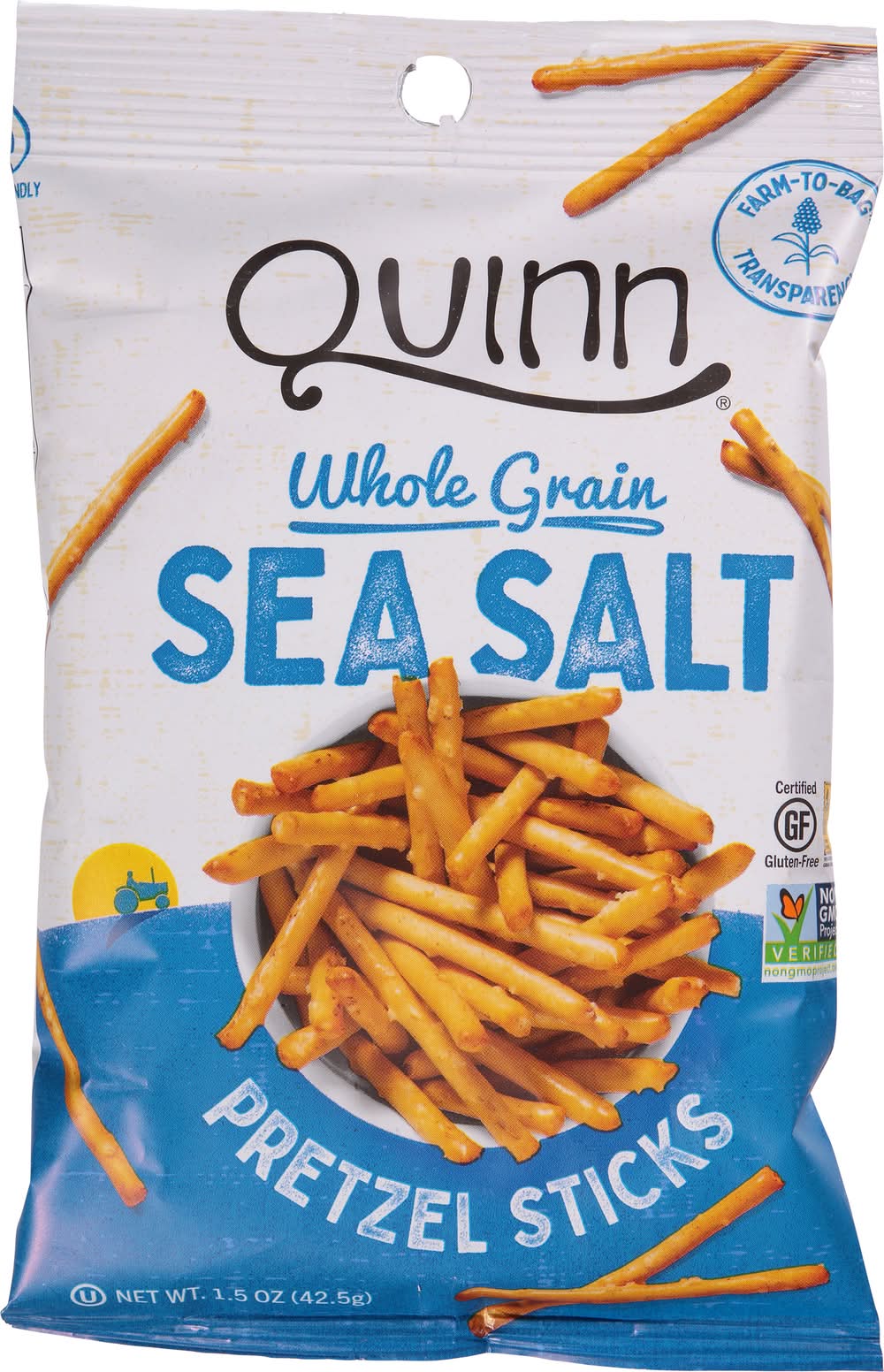 Quinn Whole Grain Sea Salt Pretzel Sticks (1.5 oz)