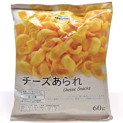 トップバリュ ベストプライス チーズあられ (60g)
