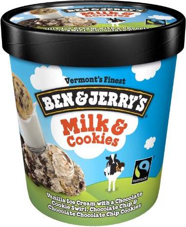 Ben & Jerry's Milk & Cookies 16oz