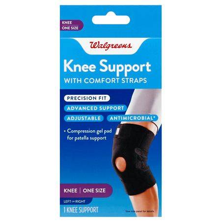 Walgreens Precision Fit Knee Support Adjustable One Size - 1.0 ea