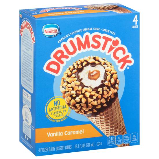 Nestlé Drumstick Vanilla Caramel Cones