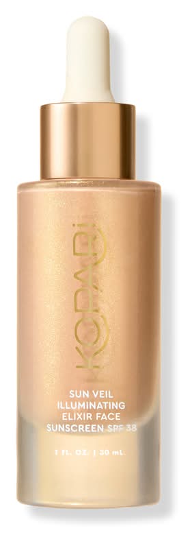 Kopari Beauty Sun Veil Illuminating Elixir Face Sunscreen SPF 38 1.0 oz