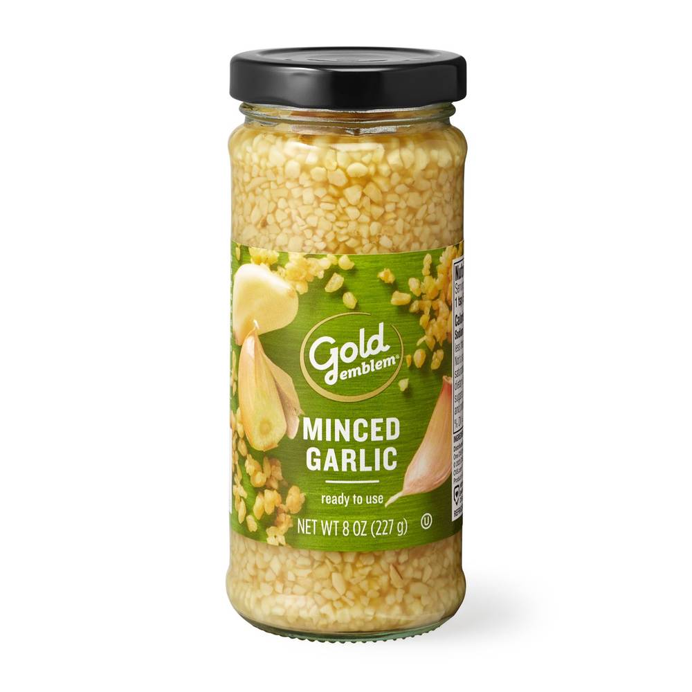 Gold Emblem Minced Garlic, 8 Oz