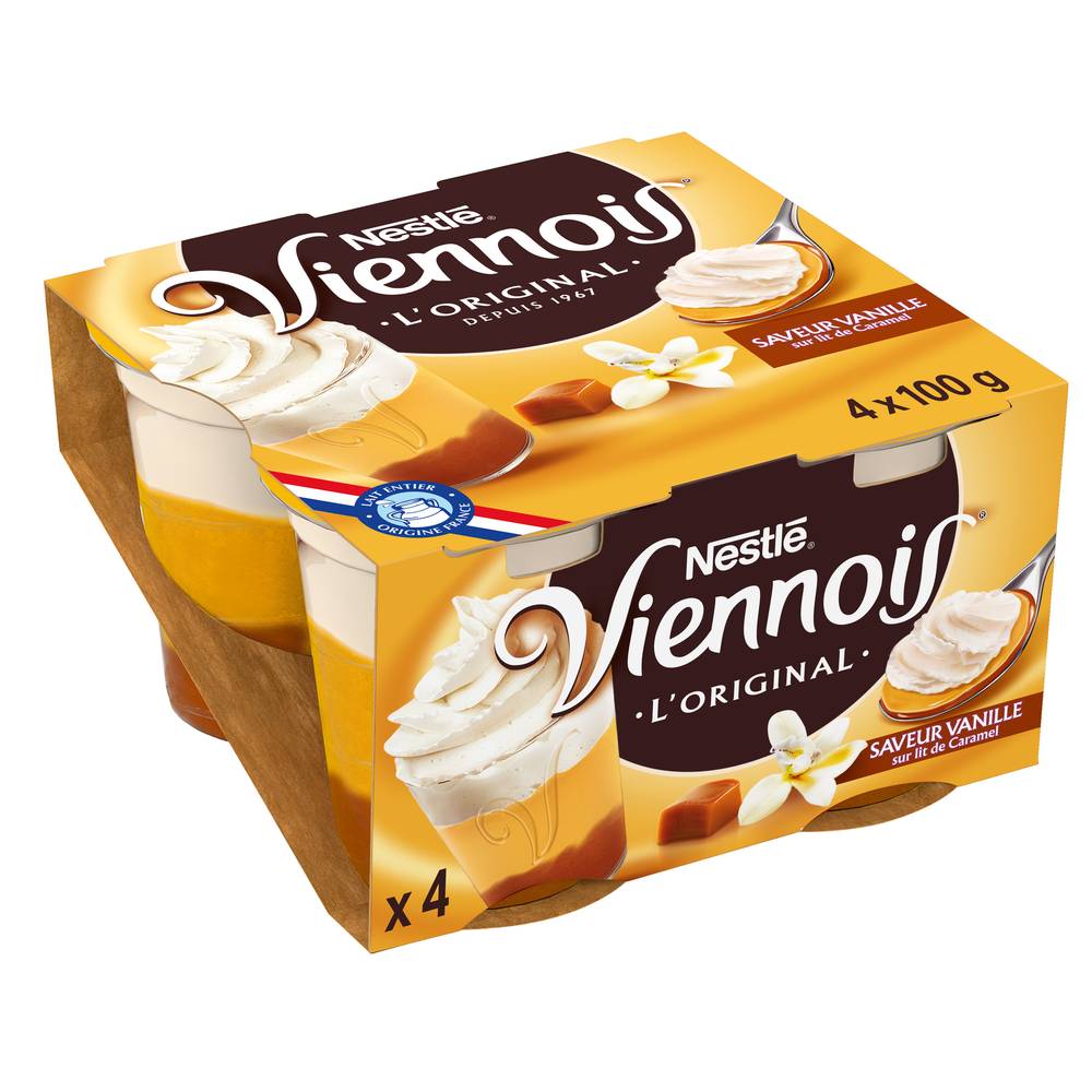 Viennois - Vanille sur lit de caramel (400g)