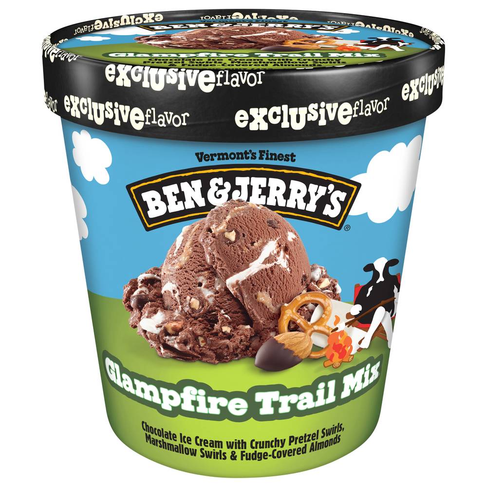 Ben & Jerry's Glampfire Trail Mix Ice Cream (16 oz)
