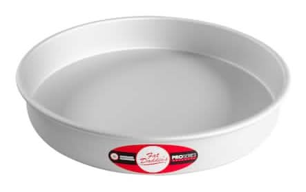 Fat Daddio's Pro Series Bakeware Anodized Aluminum Round Cake Pan, Silver