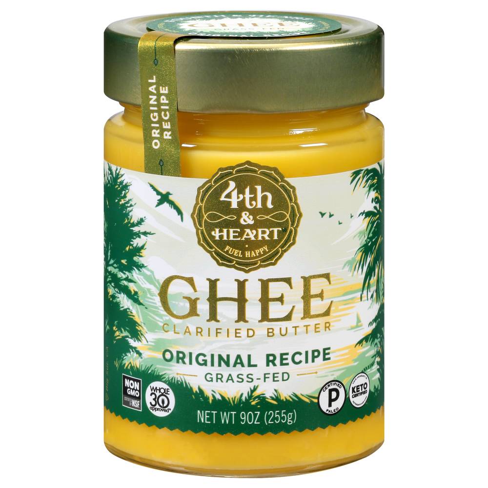 4th & Heart Grass-Fed Clarified Ghee Butter (9 oz)