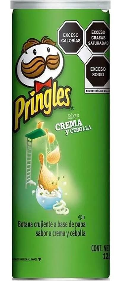 Papas Fritas Pringles Crema Y Cebolla 124 g