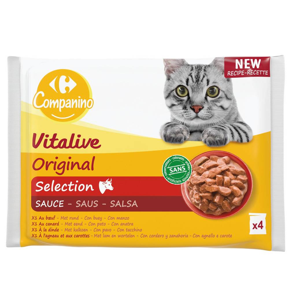 Carrefour Companino - Pâtée pour chat assortiment (4)