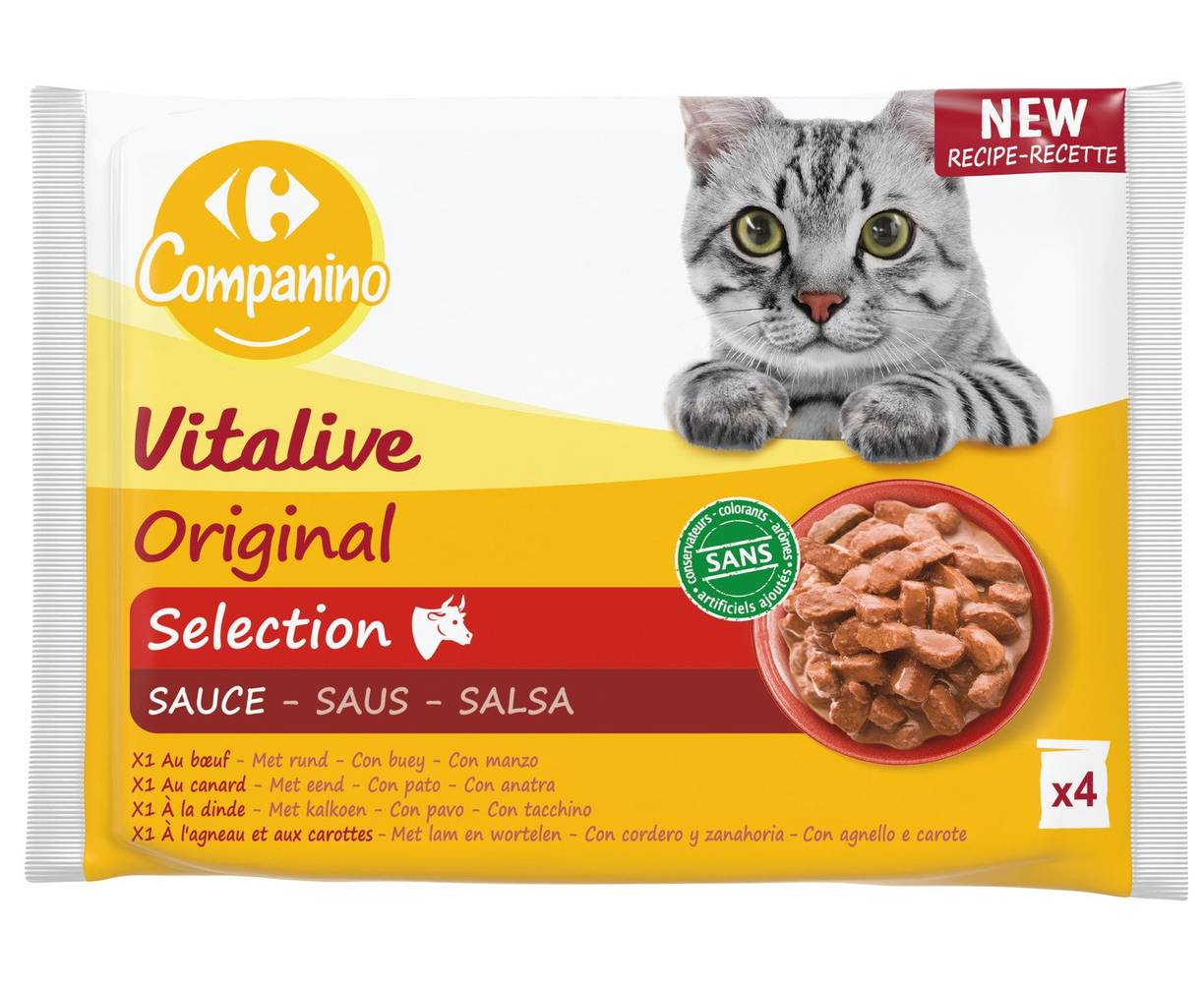 Carrefour Companino - Pâtée pour chat assortiment (4)
