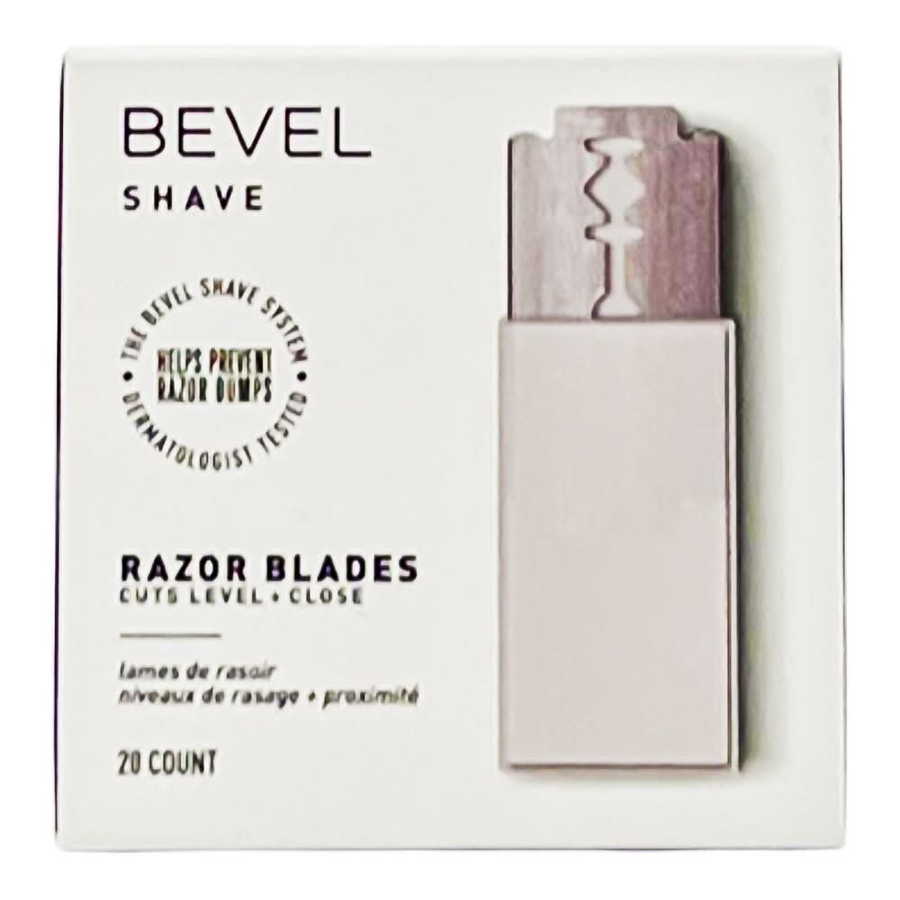 Bevel Safety Razor Replacement Blades (20 ct)